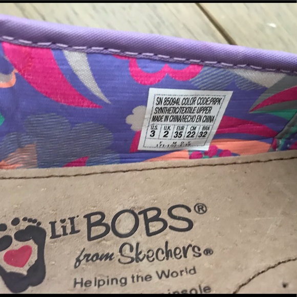 Skechers Kids Lil Bobs Bobs Casual Shoe - Picture 7 of 8